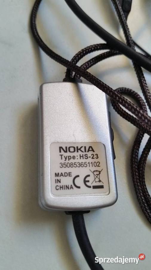 Sluchawki douszne NOKIA HS23 lubelskie Puławy