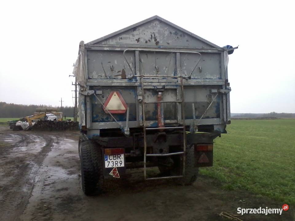 przyczepa jpts 12 ruska wywrotka Sumówko