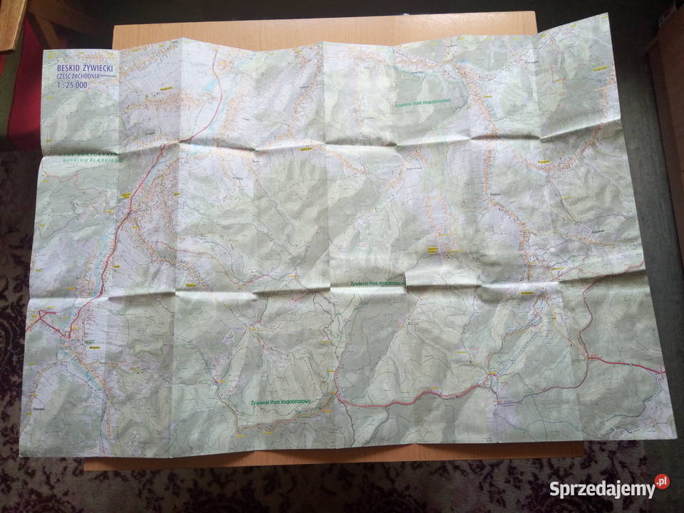 Mapa Beskid Żywiecki część zachodnia 125000