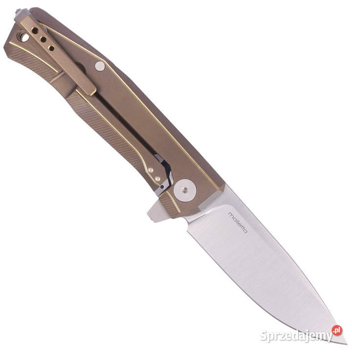 Nóż składany LionSteel Myto Bronze Titanium Warszawa sprzedam