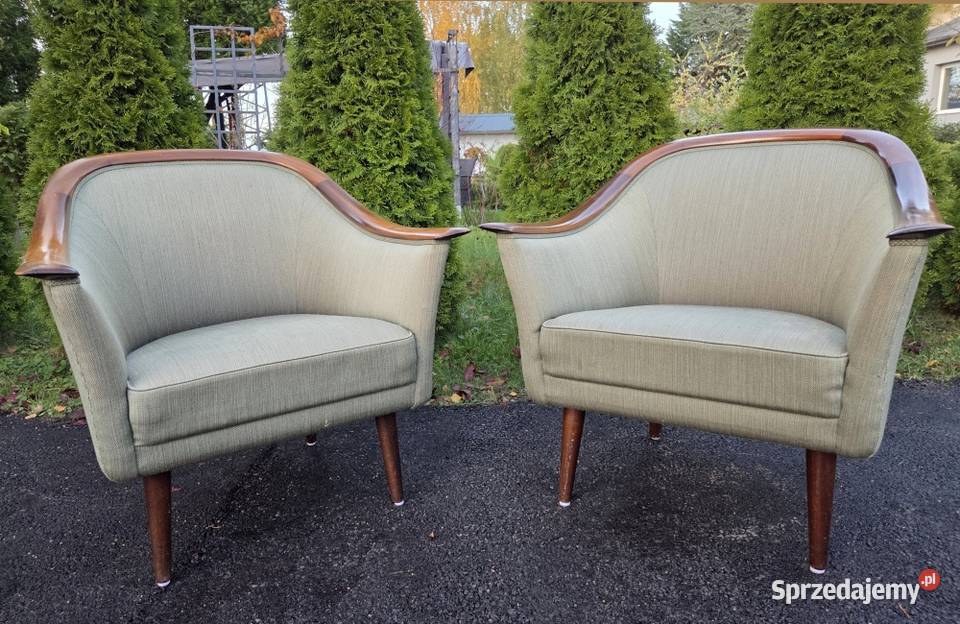 Dwa fotele projekt Frederik A Kayser 9261 Szczecin sprzedam