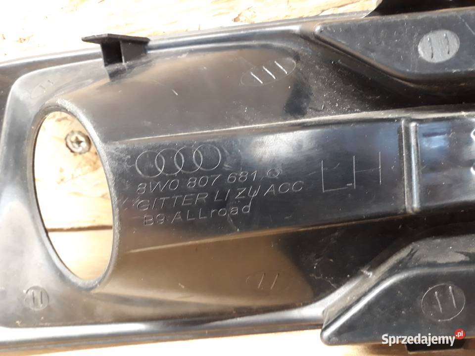 AUDI A4 B9 ALLROAD 8W KRATKA LEWA ZDERZAKA PRZÓD wielkopolskie Międzychód