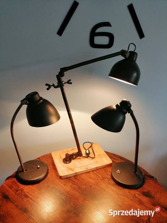 Lampa biurkowa 1063 AMarciniak z lat 30 Ruda Śląska