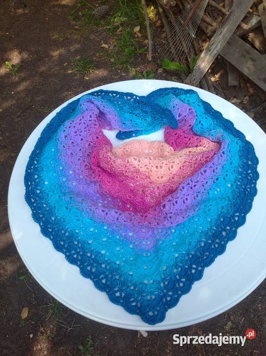 Ręcznie robiona wyjątkowa chusta Warszawa