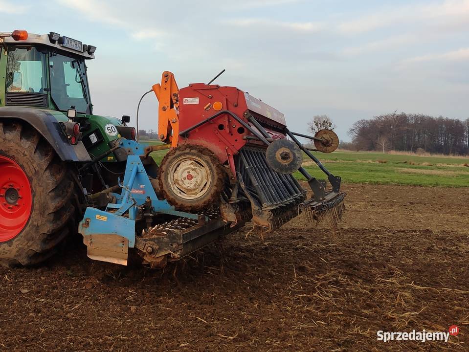Zestaw uprawowo siewny 3m siewnik pierwszego Łowkowice sprzedam