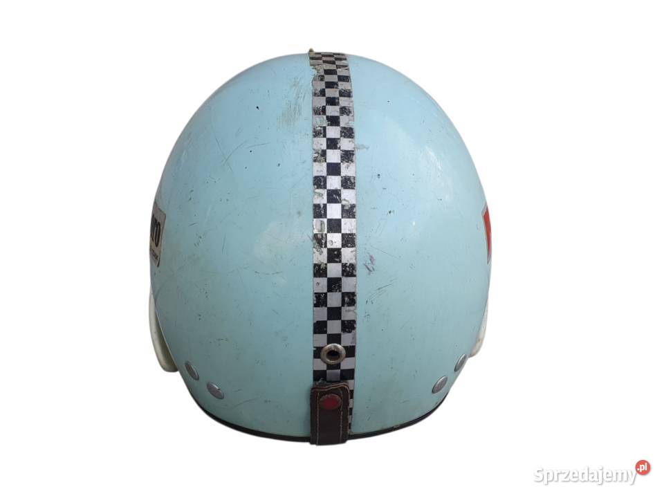 Stary kask orzeszek motocyklowy Czechosłowacja Cieszyn