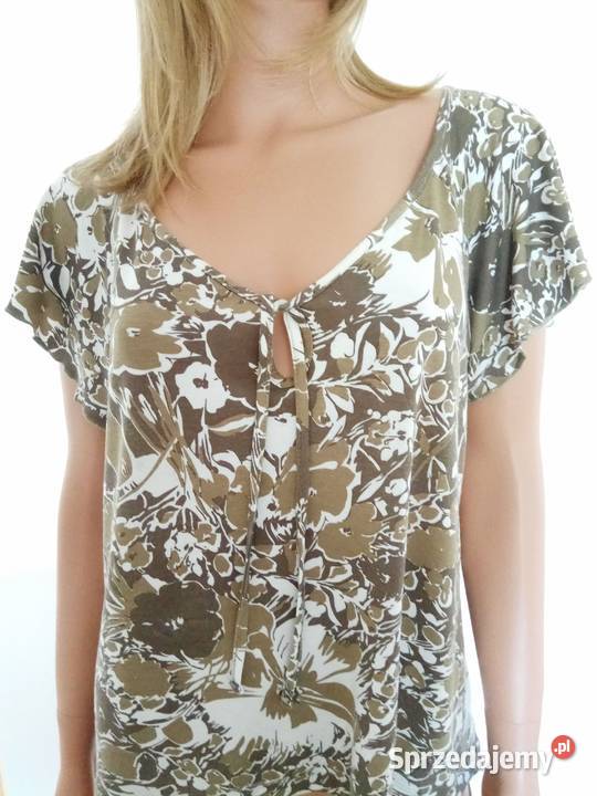 Bluzka tshirt Soon wzorzyste khaki r 4446