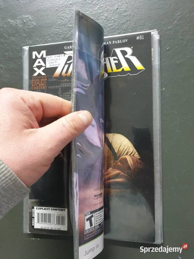 The Punisher zestaw 5 oryginalnych komiksów Komiksy Gdynia
