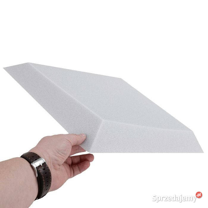 Panele akustyczne ścienne kostki jasnoszare Łąki