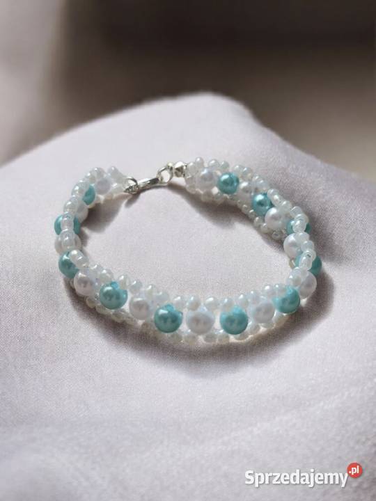 Bransoletka z imitacji pereł dwukolorowych Bransoletki Sanok