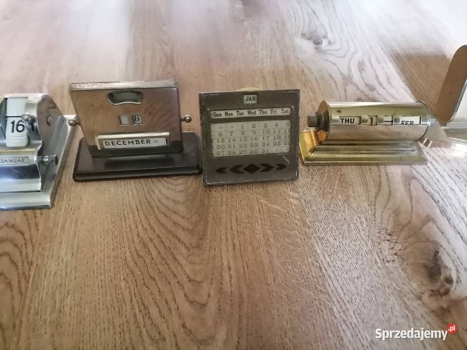 Stary kalendarz wieczny ART DECO Kraków