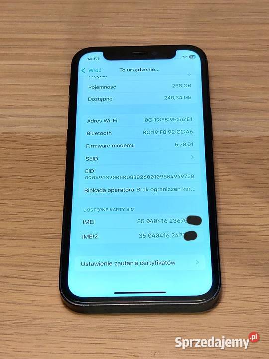 iPhone 12 mini 256GB 93 Czarny