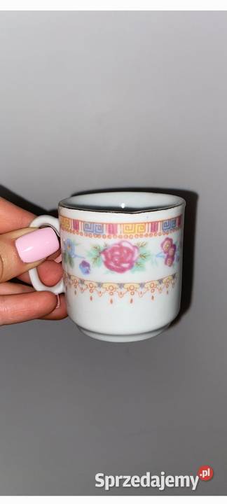 ZESTAW DO KAWY espresso filiżanki 50 ml spodki Gorzów Wielkopolski sprzedam