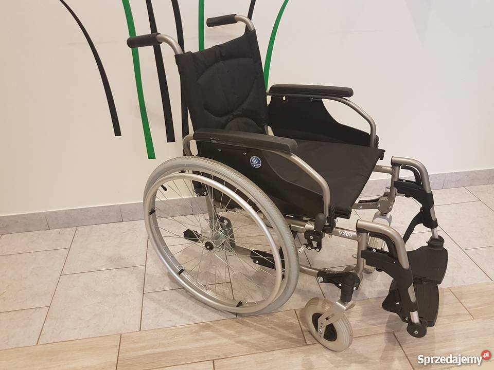 Wózek inwalidzki, Vermeiren V200 aluminiowy ze stopów lekkic