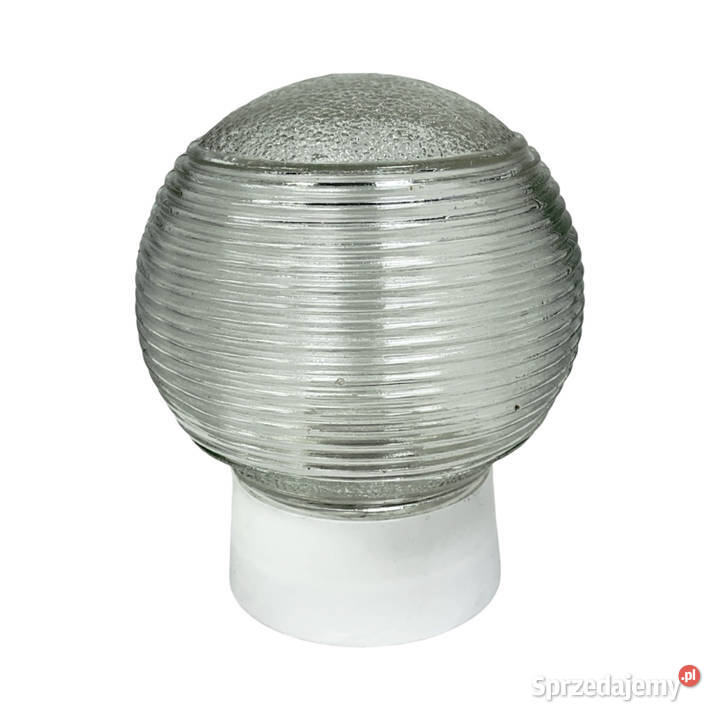 Kinkiet ścienny vintage klosz Huta Szkła Warszawa