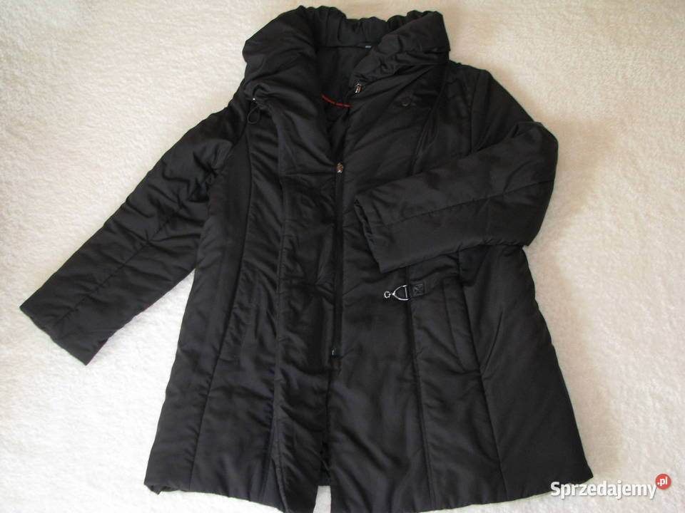 Elegancka ciepła kurtka Adagio czarna 44XL Brzegi