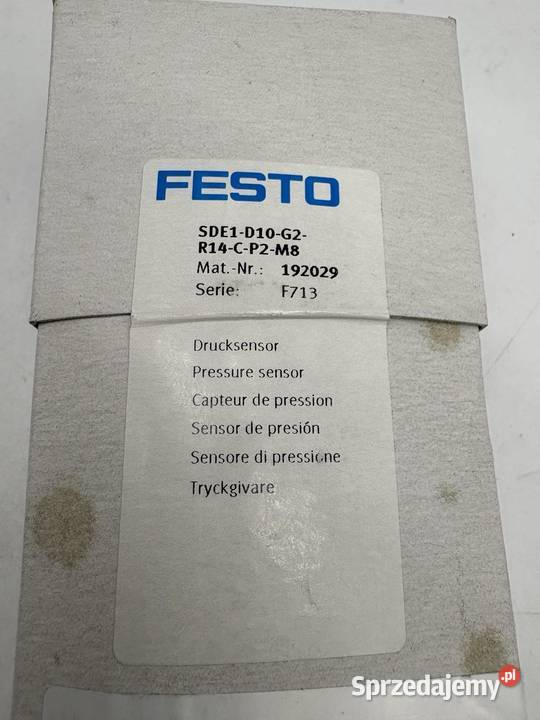 Festo SDE1 D10 G2 R14 C P2 M8 192029 Przetwornik