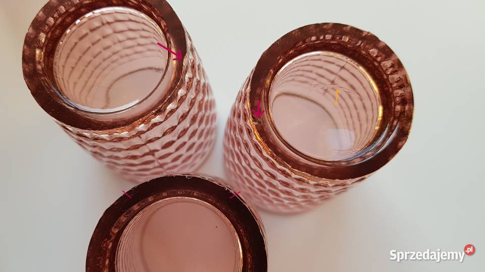 Zestaw do napojów TRÓJKĄTY 2 Ząbkowice kolorowe Porcelana i szkło Dąbrowa Górnicza sprzedam