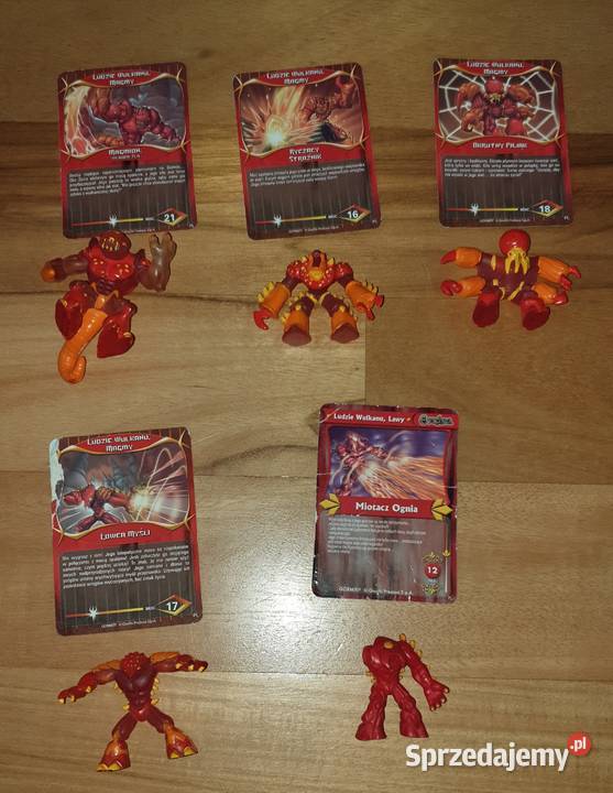 Gormiti 5 seria ludzie wulkanu magmy zestaw Figurki Warszawa