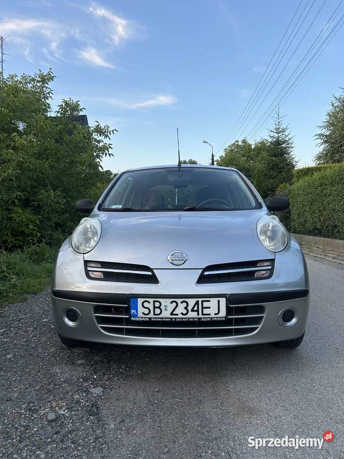 NISSAN MICRA K12 BENZYNA 12 NISKI PRZEBIEG 106 Bielsko-Biała