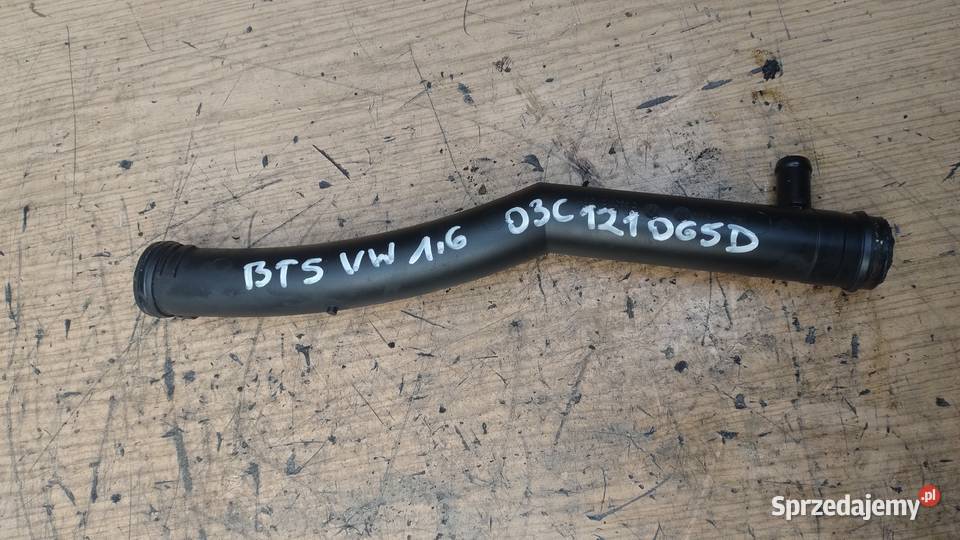 VW SEAT SKODA 16 FSI BTS rura wody 03C121056D osobowe Części samochodowe Kielce