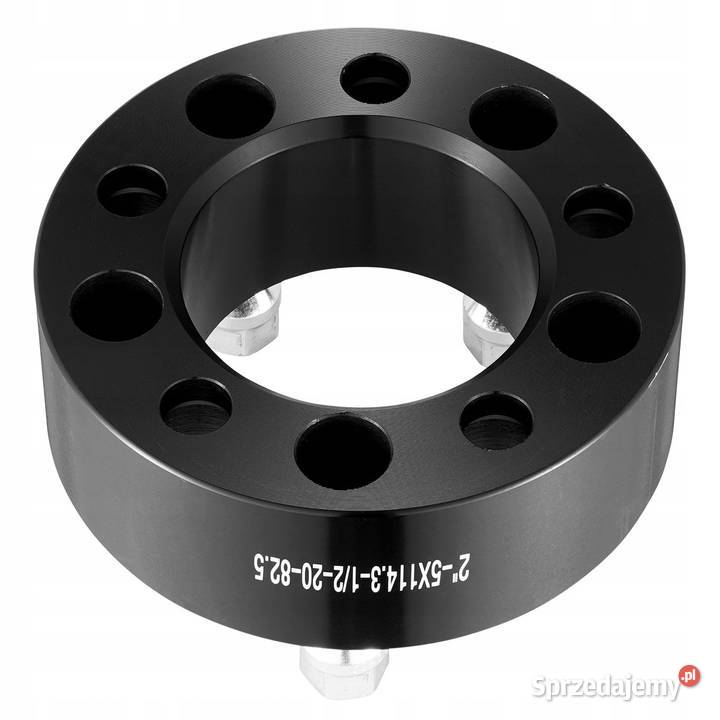 Dystanse 4sztuki 5x1143 czarne 51mm 4 na oś Szczerbice