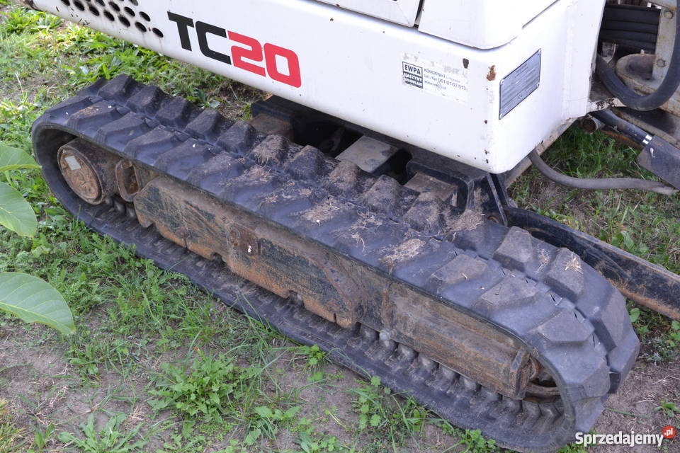 Minikoparka Terex TC20 6 łyżek w zestawie Koparki Kalisz