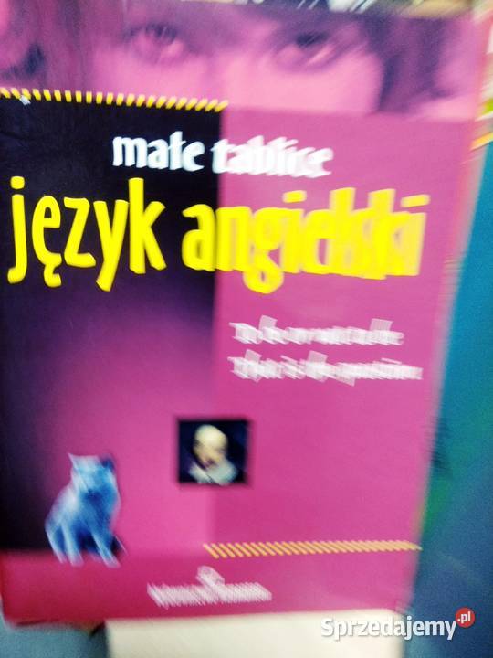 Język angielski małe tablice antykwariat Warszawa