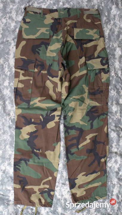 Spodnie BDU woodland medium regular cotton 99r Wrocław