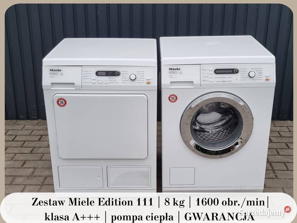 Zestaw Miele Pralka W 5873  suszarka T 8861 WP wolnostojące Wrocław sprzedam