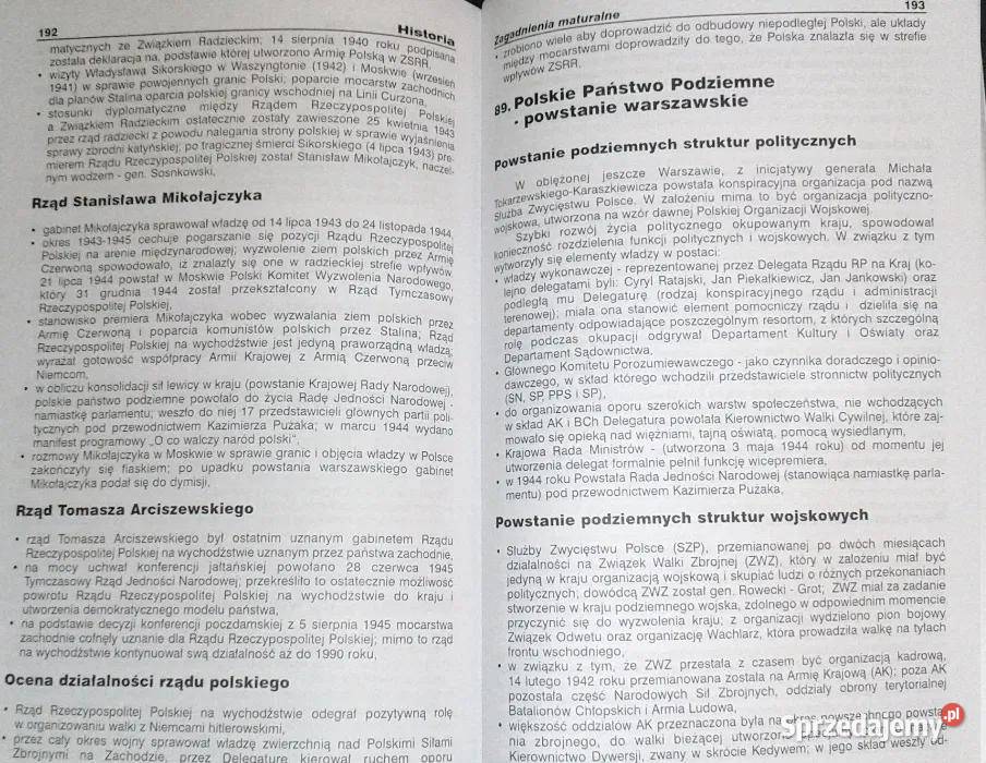 Historia Zagadnienia do ustnego egzaminu Chełm