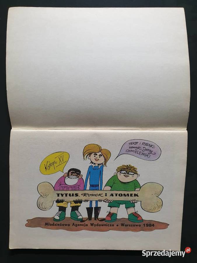 Tytus Romek i ATomek księga XV wyd2 1984 pomorskie Gdynia
