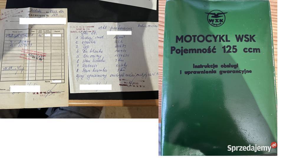 WSK 125 100 Przebiegu 125cm3 WSK małopolskie