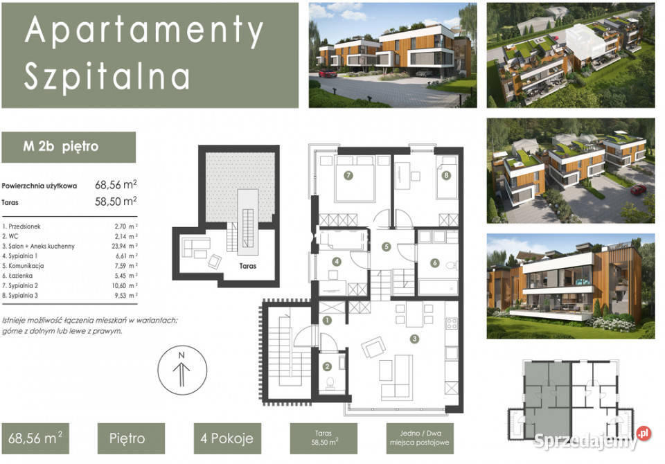 Nowoczesne Apartamenty Szpitalna Chełm 9500zł/m2 sprzedam