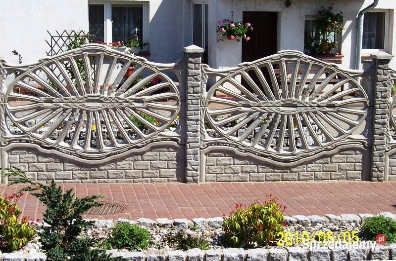 Płyty ogrodzeniowe różne wzory wielkopolskie