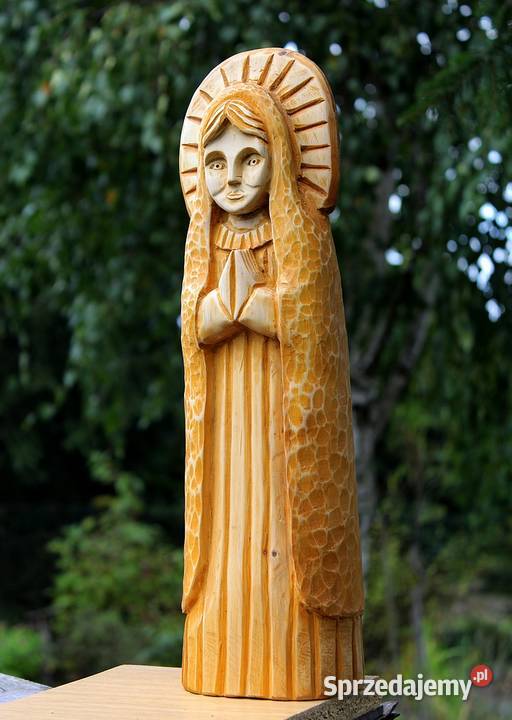 Święta Maria matka Jezusa rzeźba ludowa Gniezno