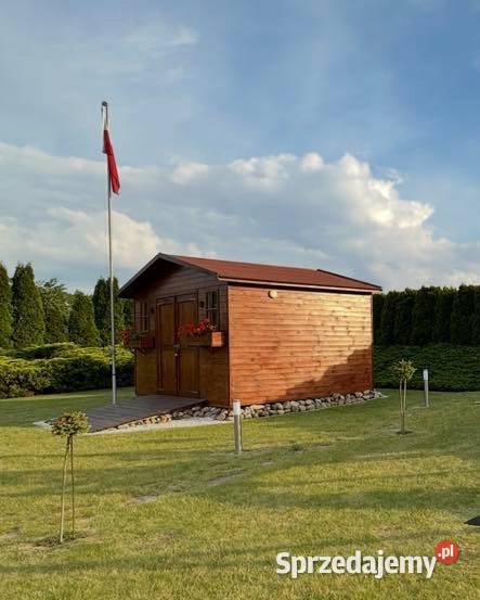 Domek narzędziowy ogrodowy 4 x 4m z dachem Kalety