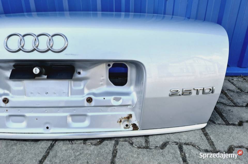 KLAPA BAGAŻNIKA AUDI A6 C5 LIFT SEDAN LY7W osobowe Działoszyce