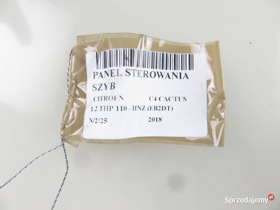 PANEL SZYB CITROEN C4 CACTUS 98106397ZD 6 pin