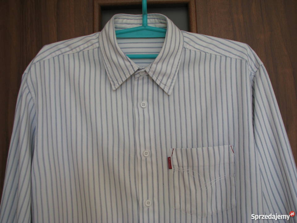 Koszula męska z długim rękawem w paseczki Lee Lee Krapkowice