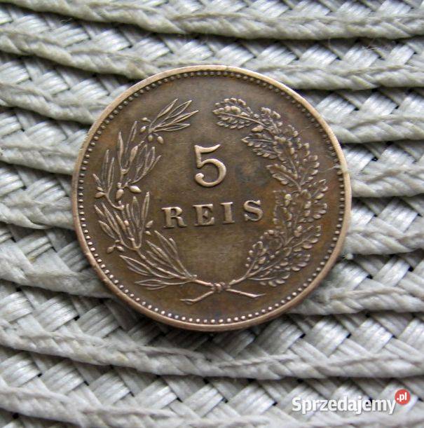Portugalia 5 Reis 1906r Kalisz sprzedam