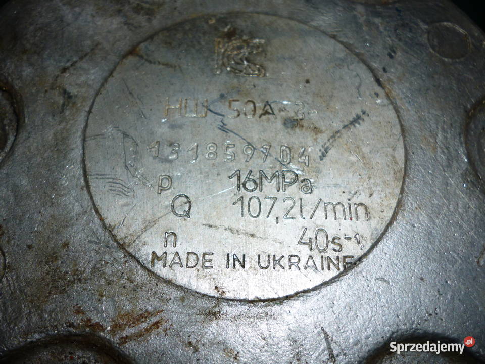 Pompa hydrauliczna zębata 107 lmin 16MPa Piaseczno sprzedam