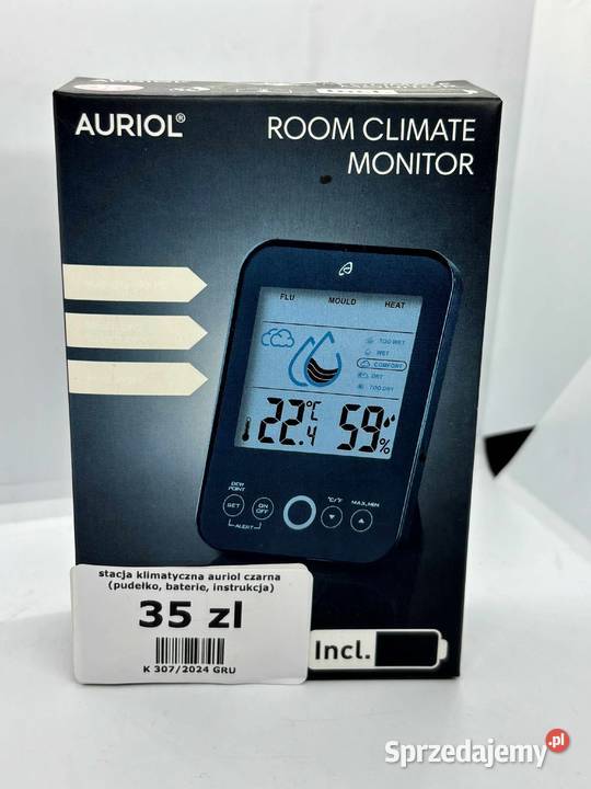 Stacja pogody Auriol 3541572010 Stacje klimatyzacji Elbląg sprzedam