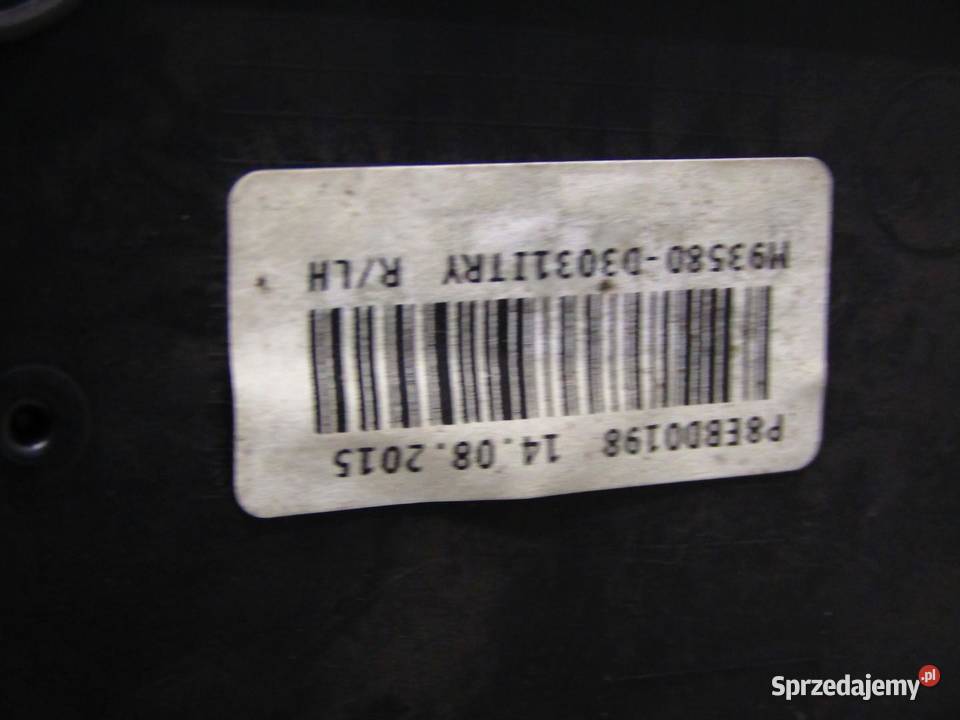 BOCZEK TAPICERKA DRZWI LEWY TYŁ TYLNA HYUNDAI lubelskie