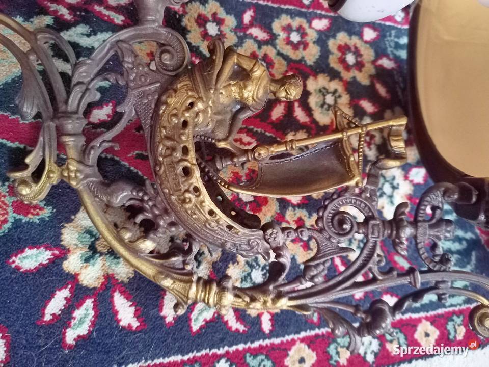 Żyrandol antyk 1892r duży Warszawa