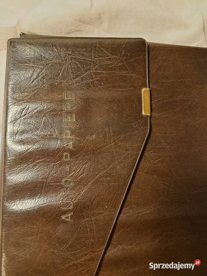 Etui na dokumenty do auta zabytek oldtimerStan Brzesko