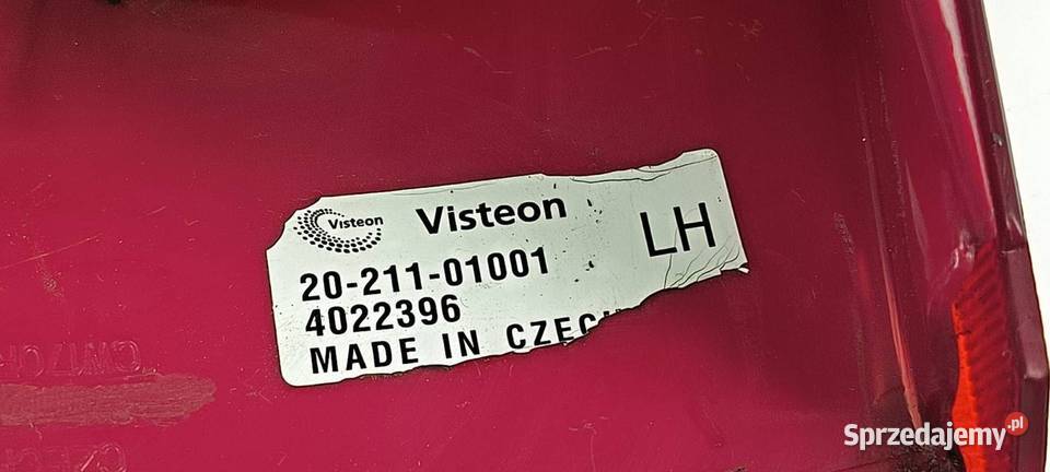 LAMPA LEWA TYŁ CITROEN C4 2021101001 osobowe Pozostałe kujawsko-pomorskie Lipno