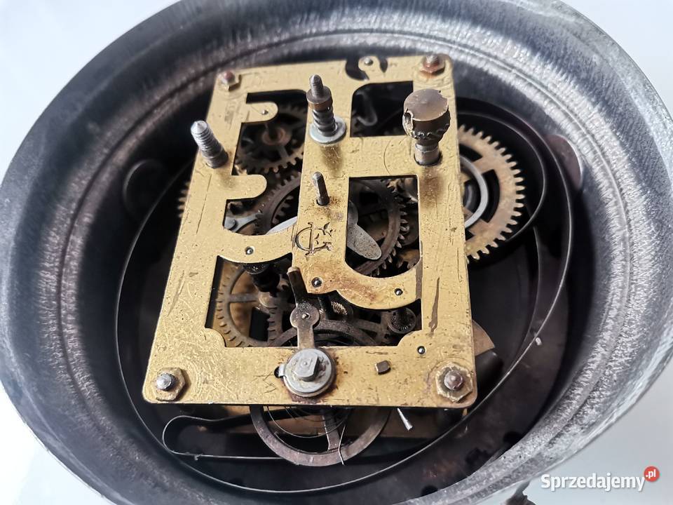 Stary przedwojenny Polski zegar budzik GF Katowice sprzedam