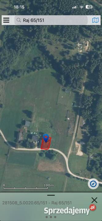 Działka rekreacyjna z możliwością zabudowy warmińsko-mazurskie Raj