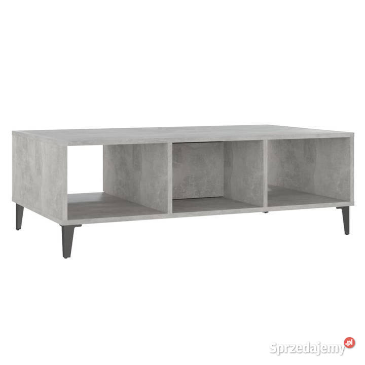 Stolik kawowy szarość betonu 1035x60x35 WM806026 Warszawa